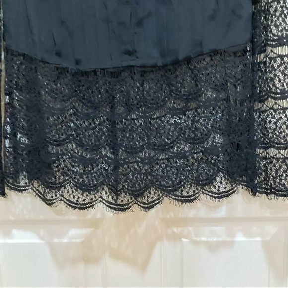 MARISSA WEBB Meadow Lace Tuxedo Blouse in Black Size Small - Picture 7 of 7